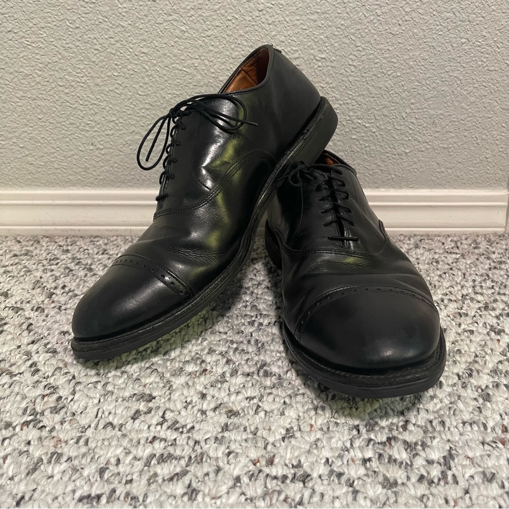 Allen Edmonds | Black Cap Toe Oxford Dress Shoes
